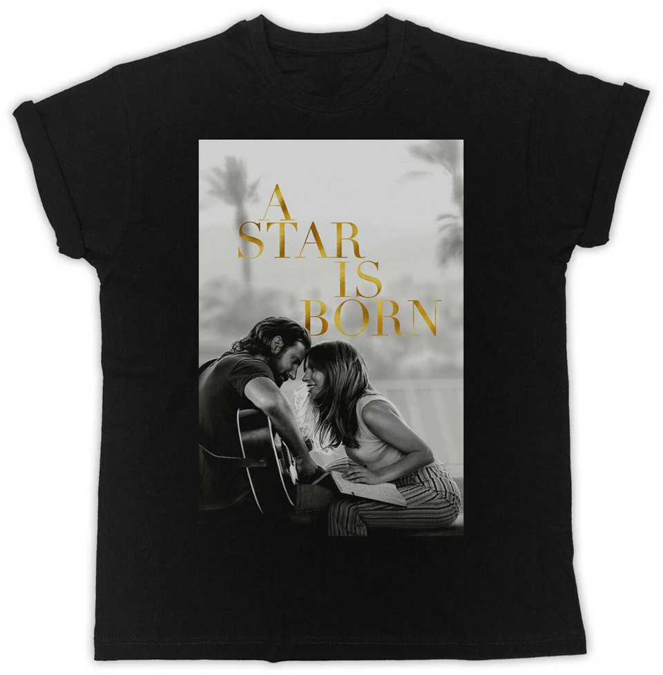COOL A STAR IS BORN UNISEX IDEAL GIFT PRESENT BLACK T-Shirt Tops Tee Shirt New Unisex Funny | Мужская одежда