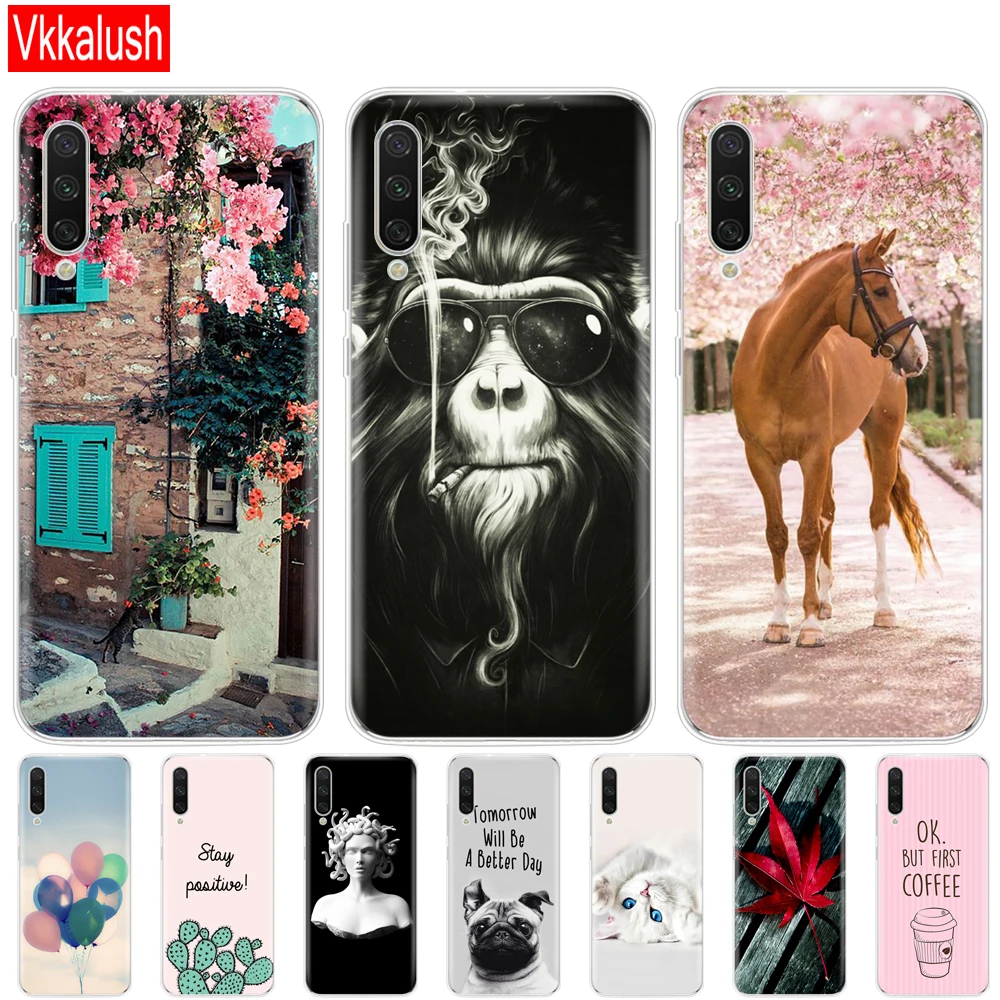 silicon Cover For Xiaomi MI A3 Case Full Protection Soft tpu Back Cover  Phone Cases For Xiomi MI A3 bumper Coque|Phone Case & Covers| - AliExpress