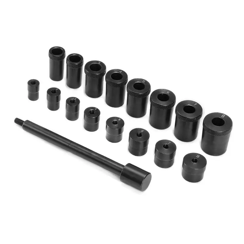  17pcs/set Universal Clutch Alignment Tool Kit Clutch Adjustment Tool Hand Bearing Transmission Tool
