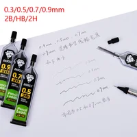30pc/box 0.3/0.5/0.7/0.9mm Automatic Pencil Lead Replaceable Pencil Core for Mechanical Pencil 2B/HB/2H Lead Schoo Office Supply 1