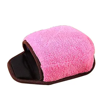 

Lovely USB Heated Mouse Pad Mousepad Mat Soft Plush Hand Warmer Wristguard