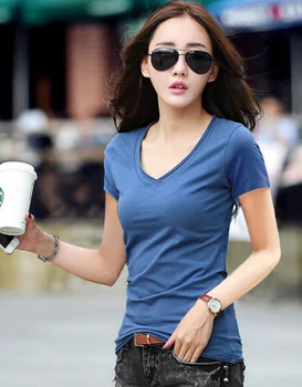 

Black T Shirt Women Clothes 2019 Fashion Tee Top Fashion Cotton Ladies