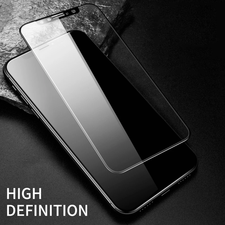 IHaitun роскошное 6D стекло для iPhone 11 Pro XS MAX XR X Закаленное стекло изогнутое Защитное стекло для iPhone X 10 7 8 Plus защитная пленка