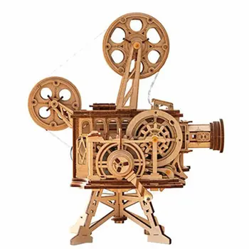 

Wooden Hand Assembled Three-Dimensional Puzzle Toy Wooden Treasure Box Puzzle Kit A Mechanical Engineering Kit