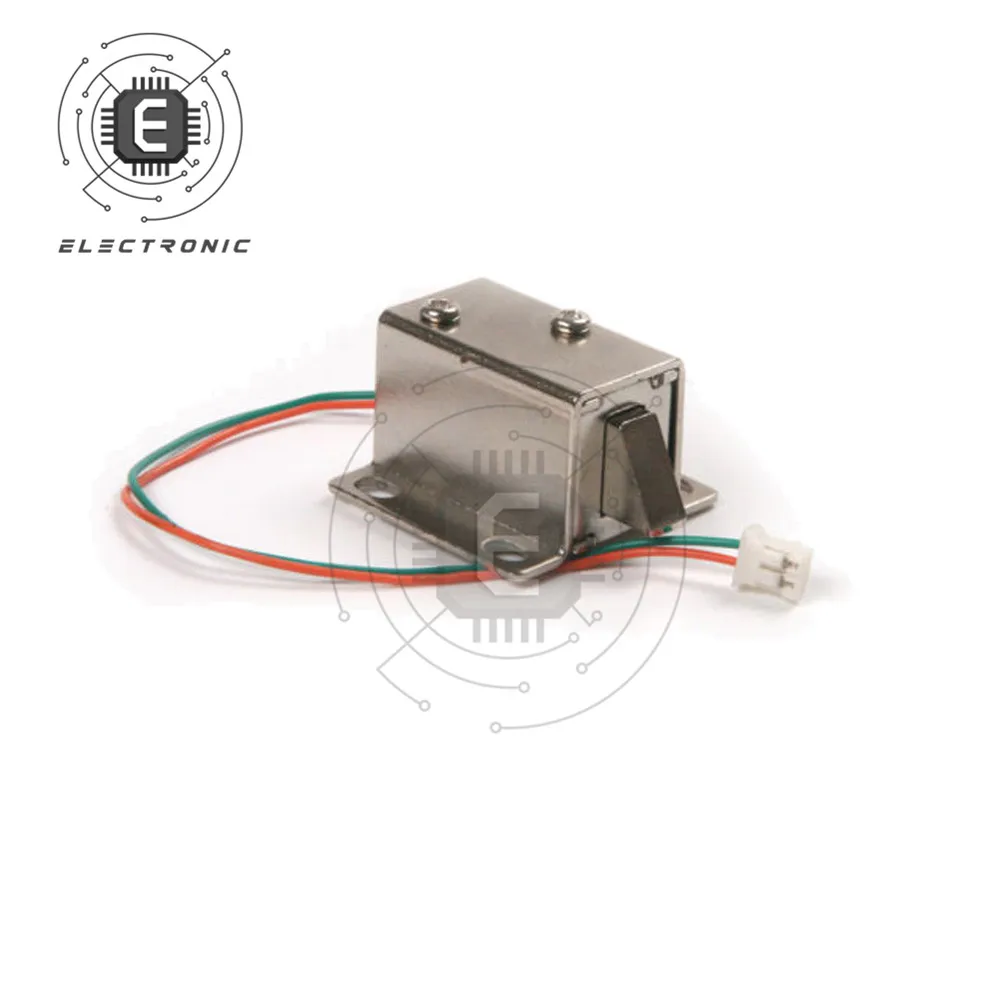 12V 350mA Solenoid Valve Tongue Lock For Anti-Theft Door Or Fire Door Electronic Control System steel door locks