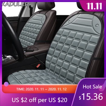 

KADULEE 12V Heated car seat cover for Isuzu all models D-MAX mu-X Winter Pad Cushions car styling front car seats