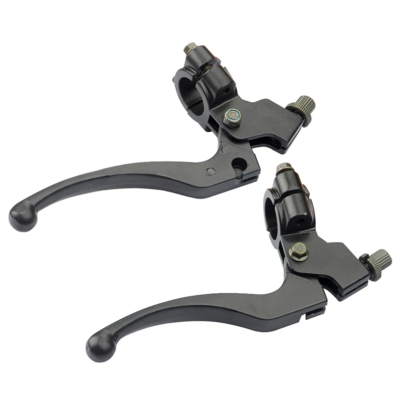 1 Пара мотоциклетный рычаг для тормоза, сцепления кабель передний тормоз прочный Алюминий сплав мотоцикла сцепные рычаги черный