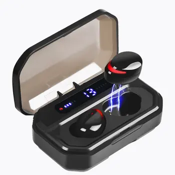 

F8 Wireless Earphone Mini Sport In-ear Headset Stereo Handsfree Noise Cancelling Earphones with Charging Box