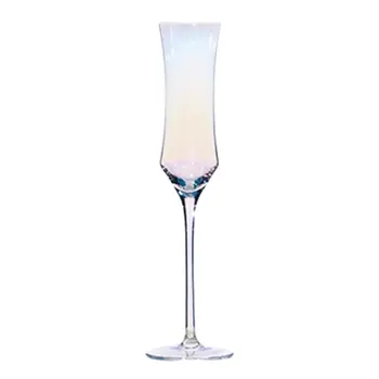 

Goblet Cup Rainbow Crystal Champagne Cocktail Glass Drinking Wine Glasses Wedding Creative Home Party Bar Juice Dringking Cup
