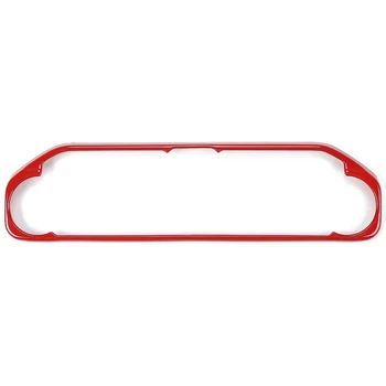 

Center Control Air Conditioner Switch Cover Trim Frame for 2018-2020 Jeep Wrangler JL JLU, Red