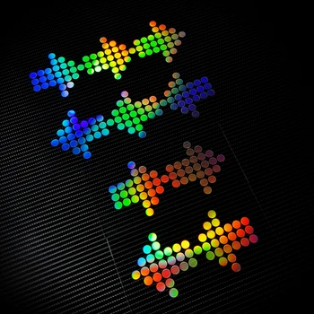 

Car Styling Vinyl Caution Direction Arrow Cartoon Auto Helmet Laptop Sticker Decals Laser