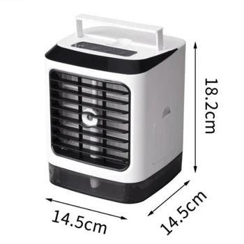 

Personal Space Air Conditioner, Air Cooler Mini USB Fan Purifier Humidifier Desktop Cooling Fan with 3 Speeds for Home