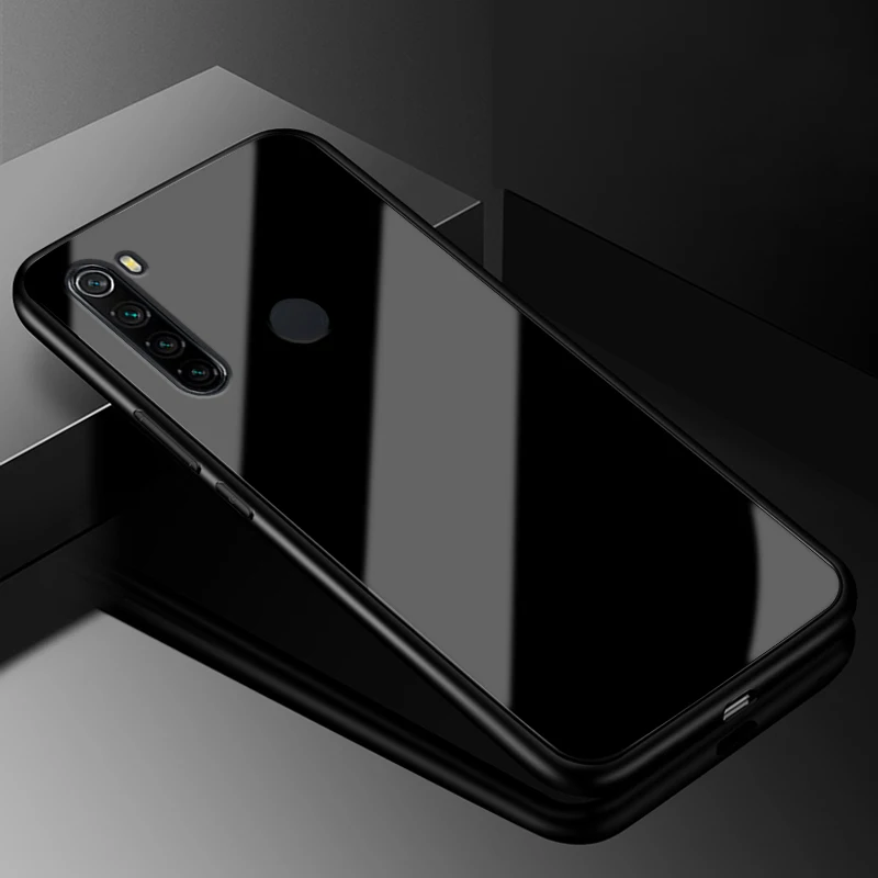 14 Чехол для Redmi Note 8 T, силиконовый бампер, жесткая задняя крышка, чехол для телефона s, для Xiaomi Redmi Note 8 T, Капа для Redmi Note 8 Note8 T, закаленное стекло - Цвет: 14