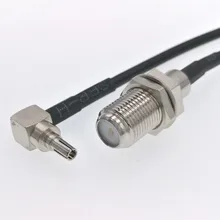 100 шт. CRC9 мужской к F Женский Гайка переборки RG174 прыгающий кабель для huawei модем 18 см