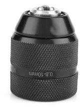  1pc New Keyless Drill Chuck 3/8 Thread 0.8mm-10mm locking function Metal Drill Chuck for Hand Electric Drill 