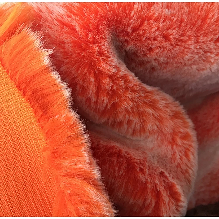 Плотный мягкий кроличий мех, искусственный плюш, ткань для лоскутного шитья, зимнее пальто, подушка, vestcollar, 2 см, ворс, плюшевый мех, tissu telas