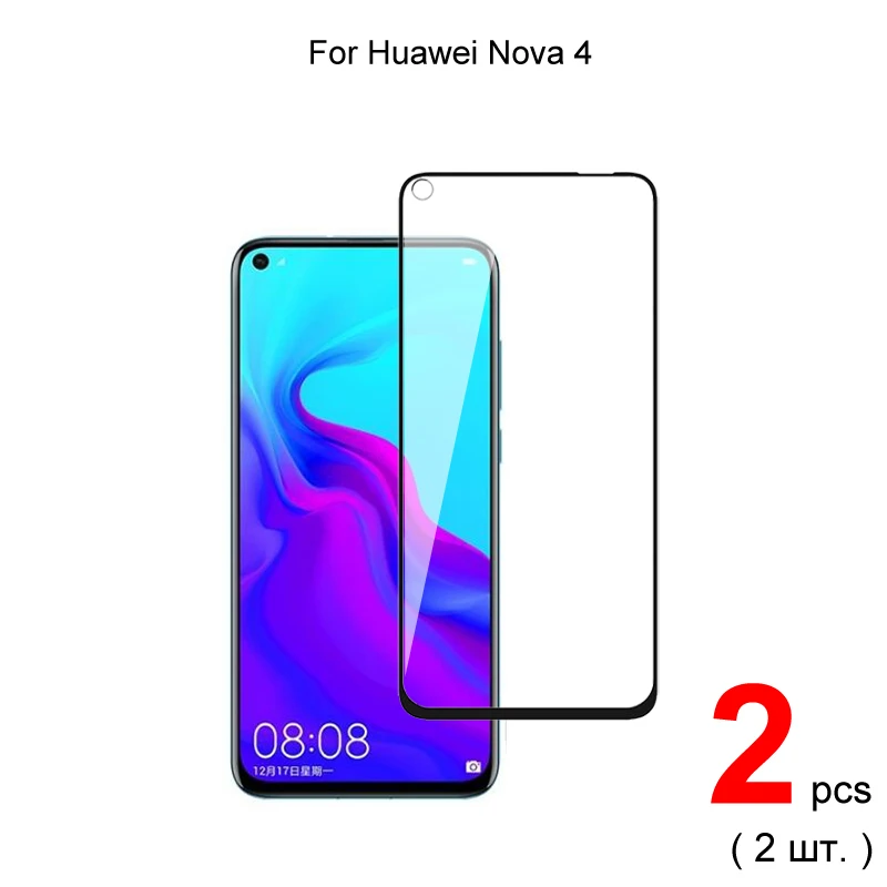 2 шт. защитное закаленное стекло для Huawei Nova 4 | Мобильные телефоны и аксессуары