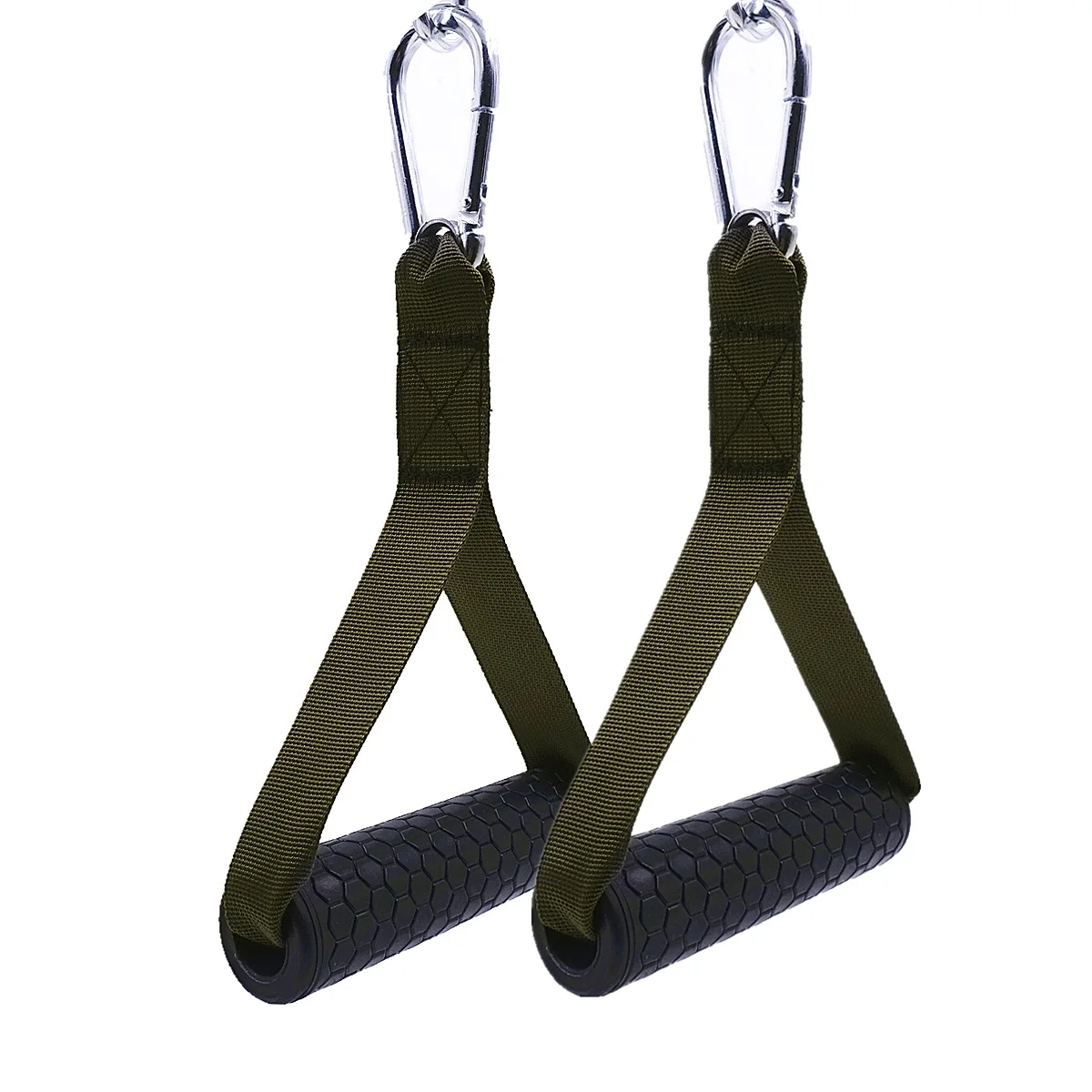 Adjustable Gym Handle Grips Fitness Strap Resistance Bands Exercise Handles For Cable Machines Attachment Home Gym Equipment