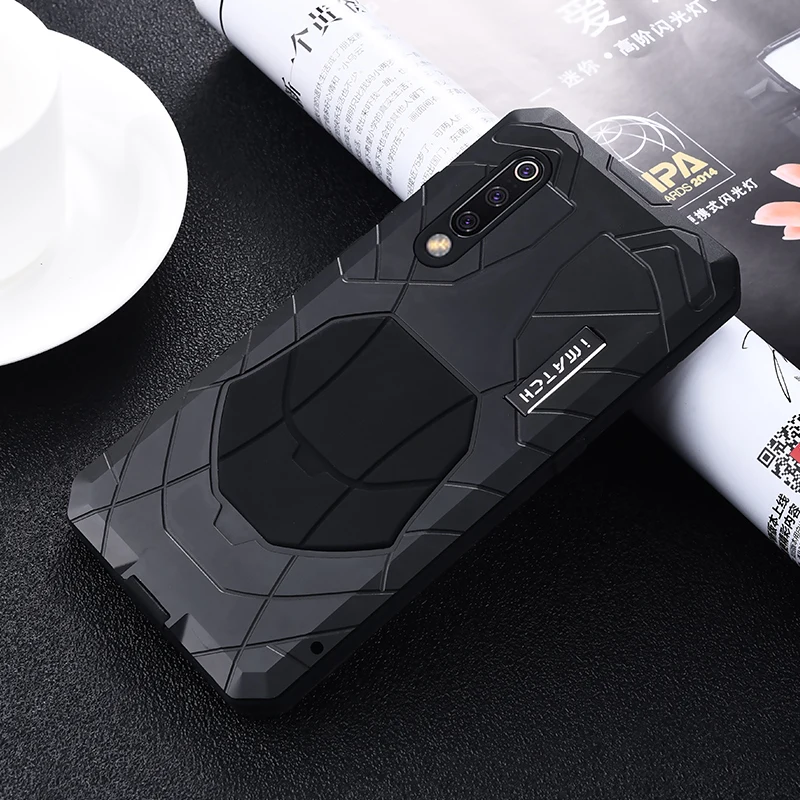 Повседневный водонепроницаемый чехол для Xiaomi mi 9 mi 9 ударопрочный сверхмощный резервуар силиконовый и Алюминиевый металлический чехол Чехол для Xiaomi mi 9 чехлов