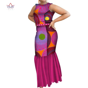 

African Print dresses for women Dashiki Dress Robe Casual African Print Ladies Indian Sexy Dresses Women Clothing WY4854
