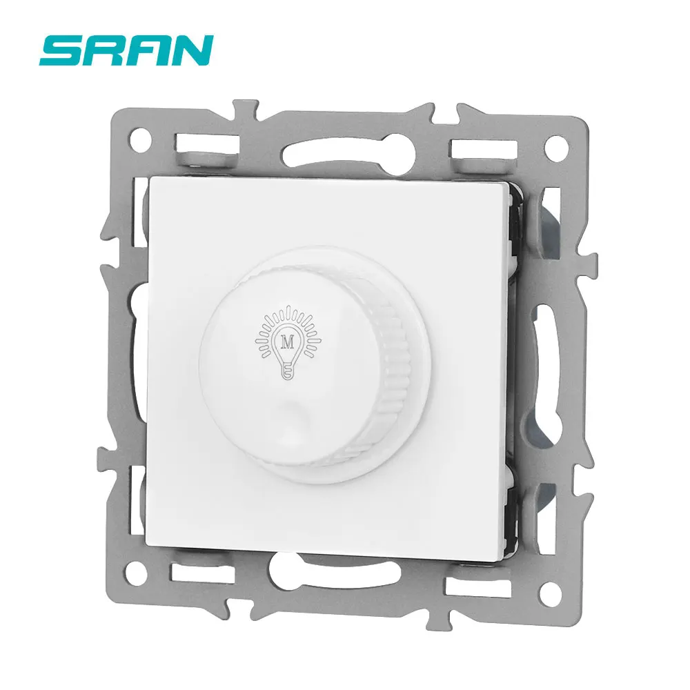 SRAN EU Standard Dimmer Switch Brightness Controller For Lights，220v LED Dimmable Wall Mounted Switches F Series panels | Обустройство