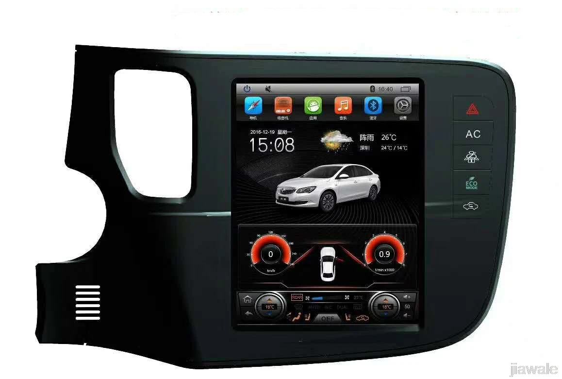 

10.4" Vertical screen tesla style android 9 octa core Car GPS Navigation for Mitsubishi Outlander Lancer ASX RVR 2014-2016