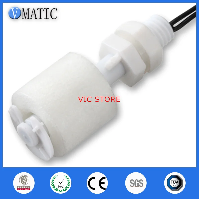 10 Pcs Proximity Cost Leveling White Vertical Float Switch Pp Controller Sensor VC1043-P