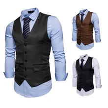 Стиль Мода для мужчин Смешанные цвета Джентльмен официальная одежда повседневное флип жилет пальто Mj75