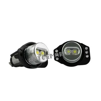 

2pcs Car Headlights LED Angel Eye White Replacement Halo Ring Marker Bulb