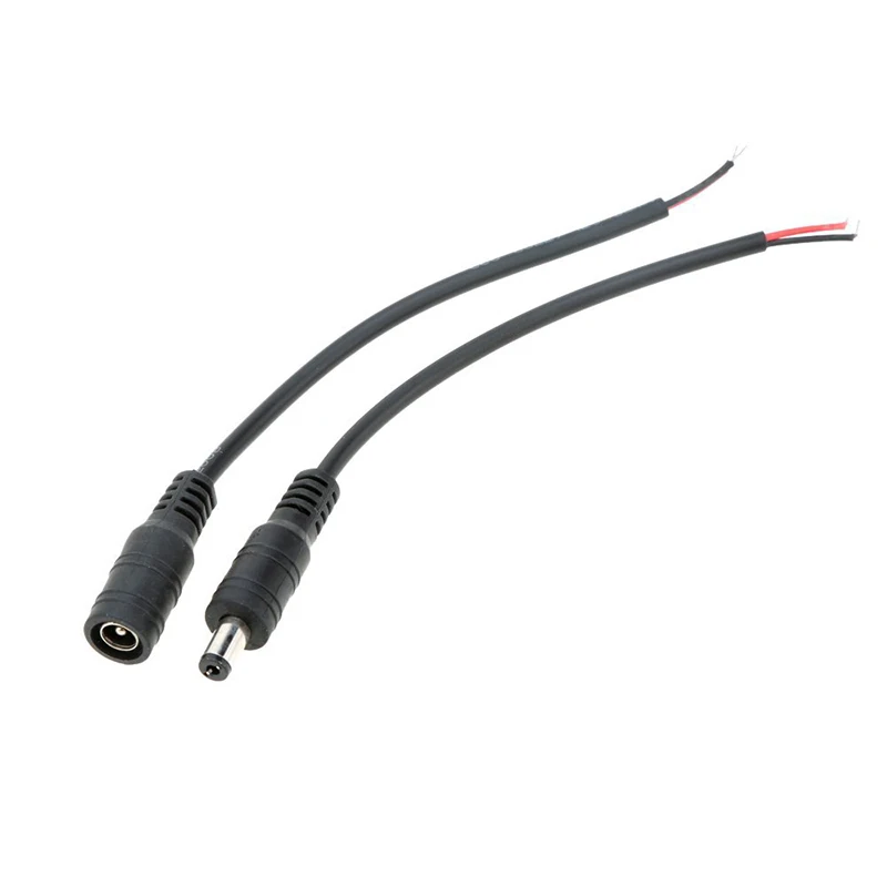 2 1x5 5 мм пар женский + мужской DC разъем питания 16 см кабель led для подключения ленты