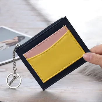 

Money Clip Purse Custom Multi-Card Clips Short Ladies Wallet Square Card Package Tassel Multi-card Wallet @C28