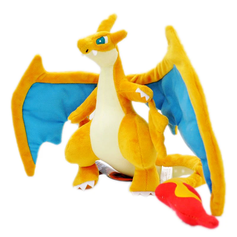 Плюшевые игрушки 25 см Покемон милый аниме Charizard короткая Мягкая Плюшевая Кукла