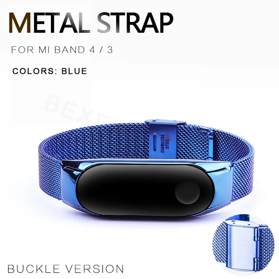 Buckle 018F Протектор/браслет mi band 3 4 ремешок для Xiaomi mi band 4 3 браслет/ремешок для mi Band 4 3 ремешок металлический/нейлоновый браслет ремень - Цвет: Buckle 018F