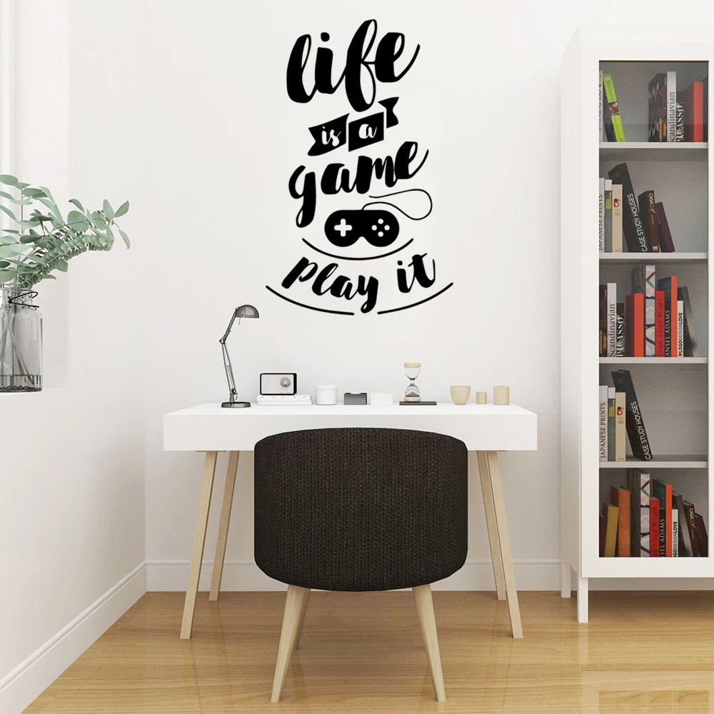 

Diy like game Wall Stickers Decorative Sticker Home Decor For Bedroom Decoration Wall Art Sticker Murals