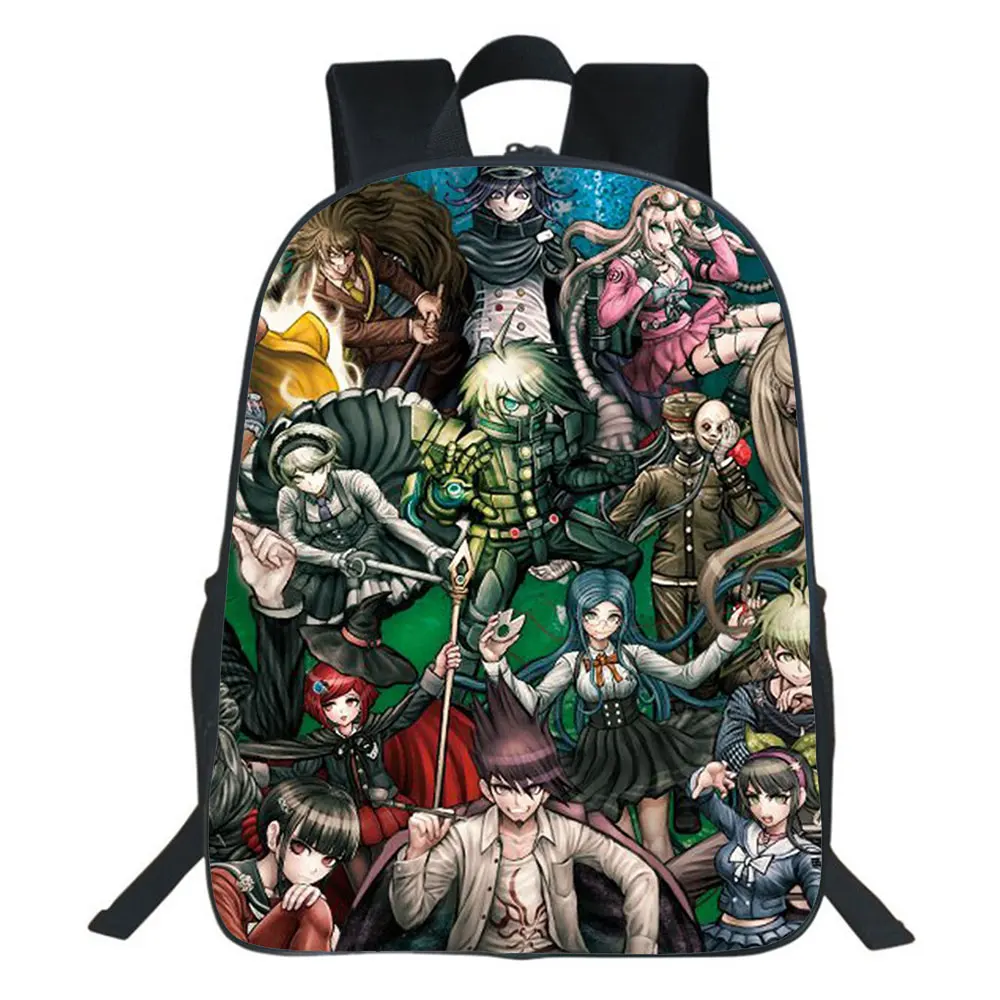 3D Danganronpa Backpack Monokuma Men Women Laptop Rucksack Boy Girl Daily School Backpacks Cartoon Teen Cosplay Travel Bag