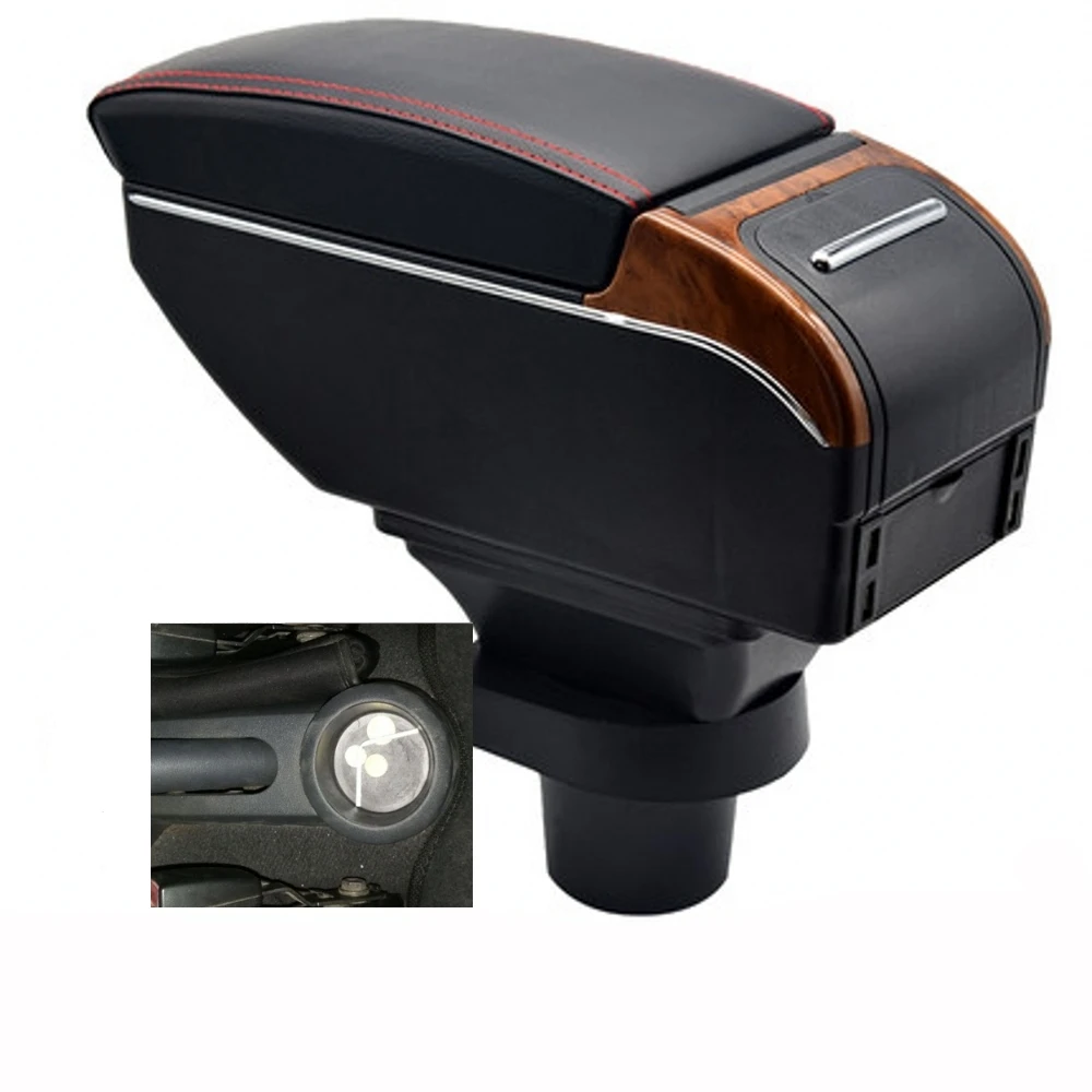 

Arm Elbow Rest For Mitsubishi Colt Armrest Box Center Console Central Store Content with Cup Holder USB Interface