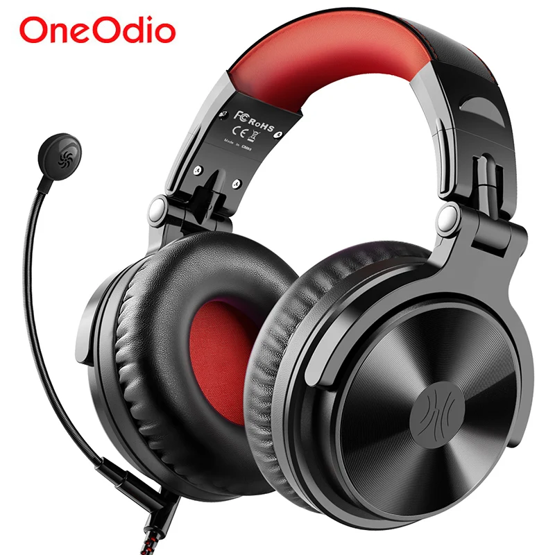 Wireless Bluetooth Headphone Computer Gaming-Headset Pc Gamer Oneodio Stereo with Boom
