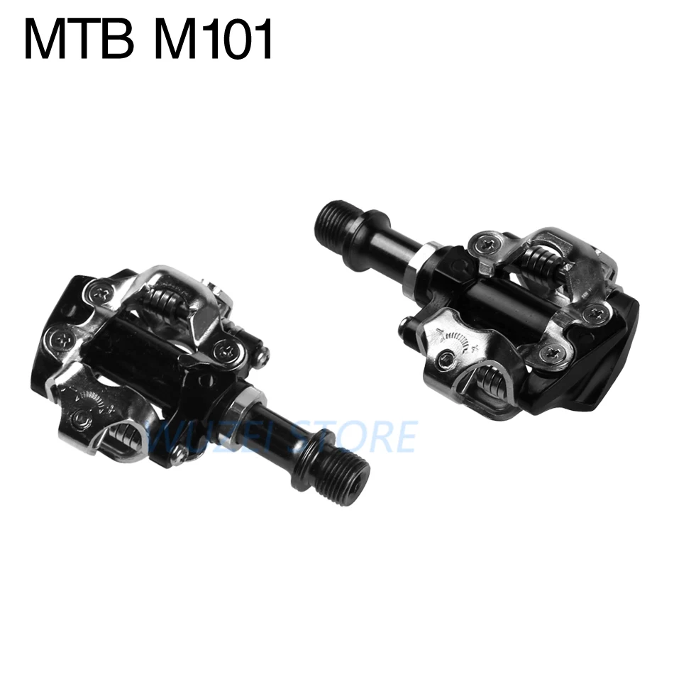 Педаль для велосипеда M101, Самоустанавливающаяся, бесклипсовая, SPD, педаль для горного велосипеда RD2, педаль для шоссейного велосипеда с шипами SH11 MTB, части из алюминиевого сплава
