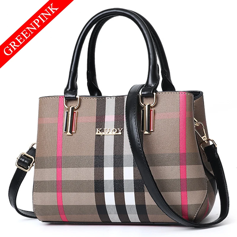 Роскошные женские сумки, дизайнерские Брендовые женские кожаные сумки, сумка на плечо для женщин, женские сумки - Цвет: A60-14-Black