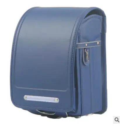 Высококачественная ортопедическая школьная сумка, Детский рюкзак из искусственной кожи для мальчиков и девочек, детская металлическая сумка на застежке, японская Студенческая школьная сумка Randoseru - Цвет: as picture