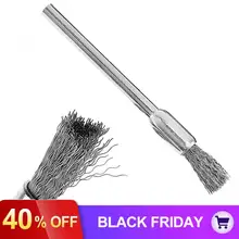 Мини-щетка для полировки стальной проволоки с ручкой и ручкой для очистки шлифовальных инструментов аксессуары