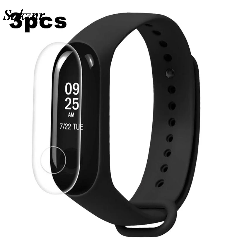 

SAKZNR 3pcs Protector For Miband3 Mi Band 3 HD Ultra Thin Anti-scratch Screen Protective Film For Xiaomi Mi Band 3 Band3 Screen