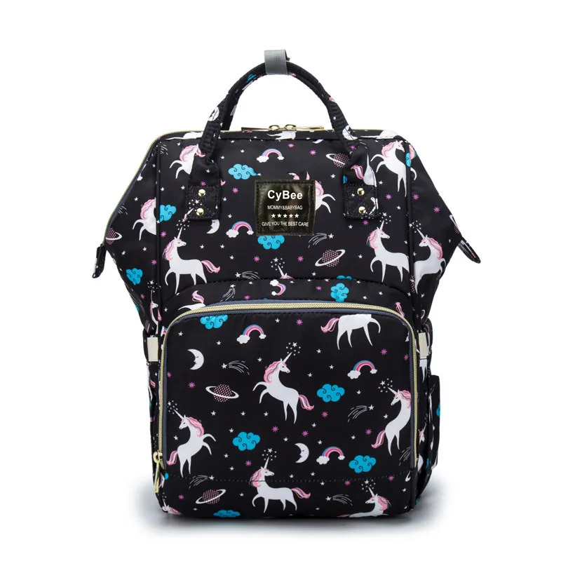  Mom Diaper Bag Backpack Bottle Insulation Bags Capacity Travel Oxford Feeding Baby Care Mummy Water
