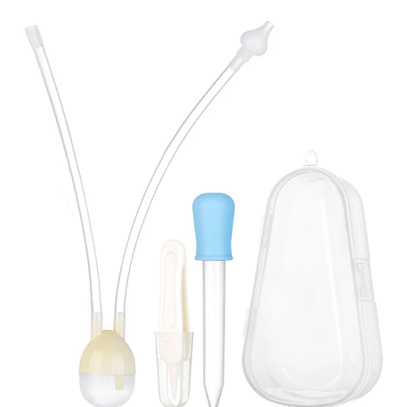 Sick Toddlers Hygienic Safe Booger Remover Help Child Breathe Baby Nasal Aspirator Sanitary Tool Mouth Suction Nose Cleaner Hot
