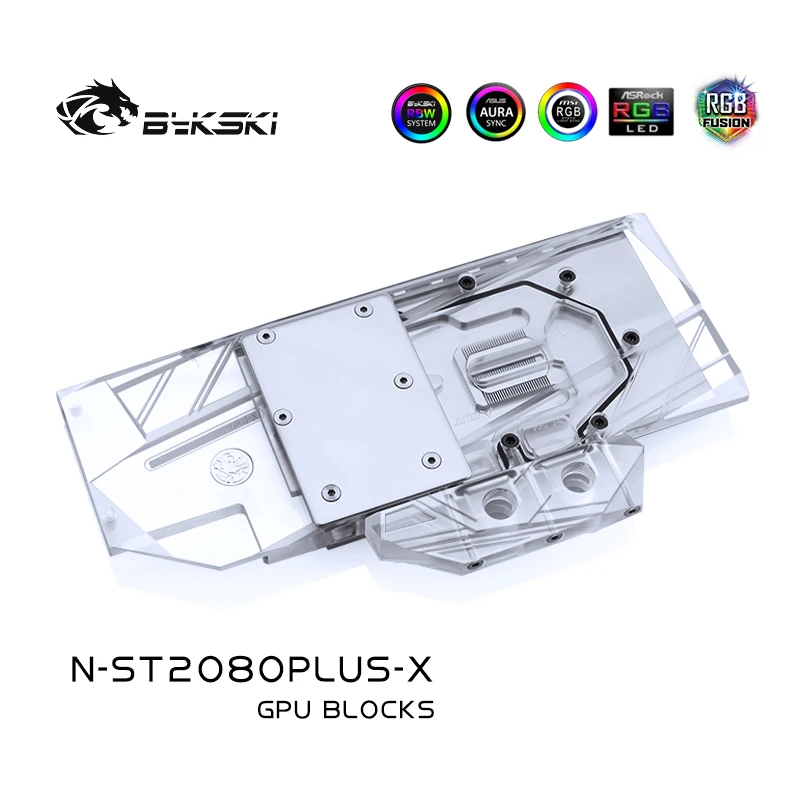 Bykski GPU Water Block Compatible For ZOTAC RTX 2080-8GD6 PLUS OC Cooling RGB/RBW Light VGA Cooler N-ST2080PLUS-X | Компьютеры и офис