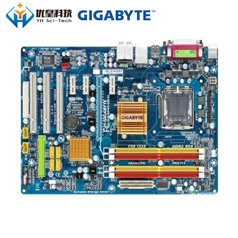 

Original Used Desktop Motherboard Gigabyte GA-EP41-US3L G41 LGA 775 Core 2 Extreme/Core 2 Quad/Core 2 Duo DDR2 ATX