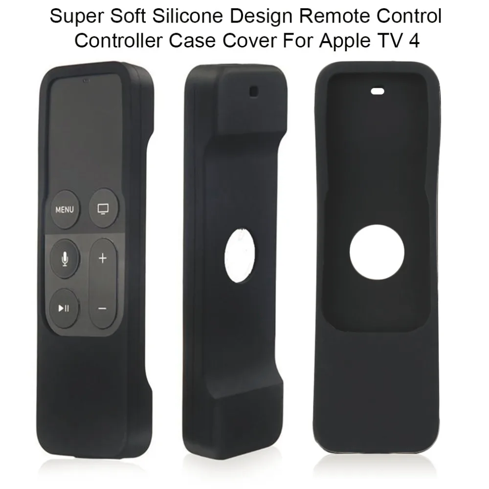 Super Soft Silicone Design Remote Control Controller Case Cover Dust-Proof Protective Case Cover For Apple TV 4