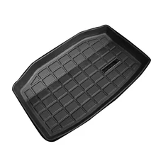Portable Non Slip TPE Protection Car Front Back Trunk Mat Interior Accessories Waterproof Cargo Tray Folding For Tesla Model 3