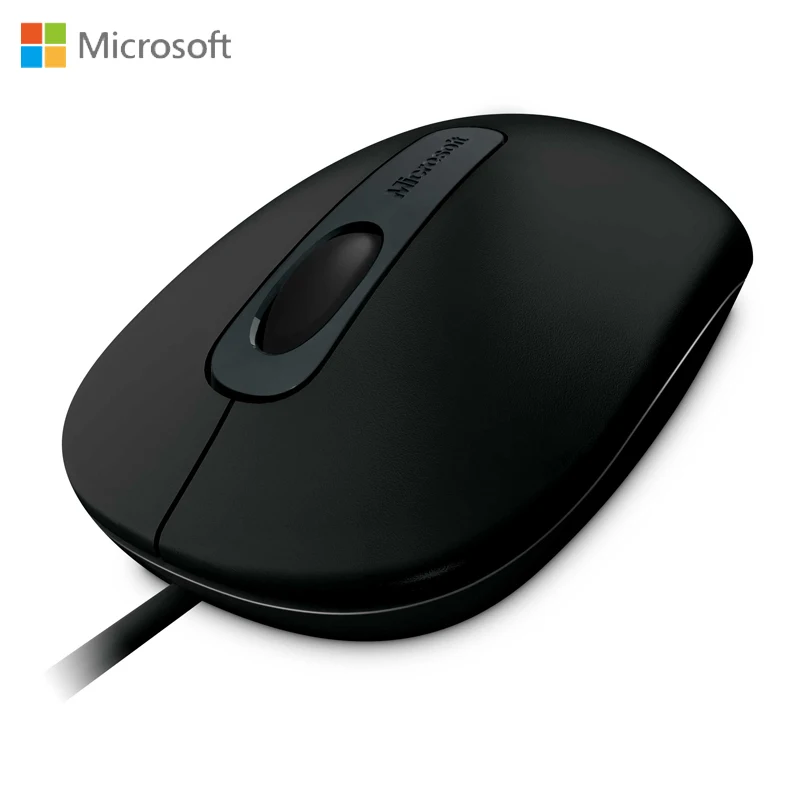 Оригинальная оптическая проводная мышь Microsoft 100 USB 2 0 модная офисная смарт 1000DPI для