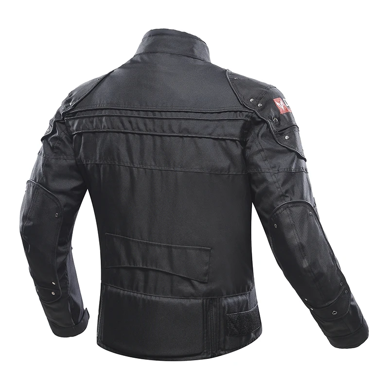 Duhan Fashion Men's Motorcycle Jackets Off-Road Oxford Cloth Motorcycle Riding Racing Moto Jacket Five Protector Clothes